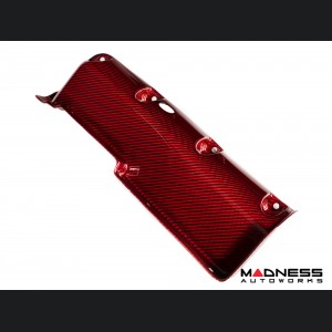 Alfa Romeo 4C Carbon Fiber Seat Belt Trim Set - Red Candy